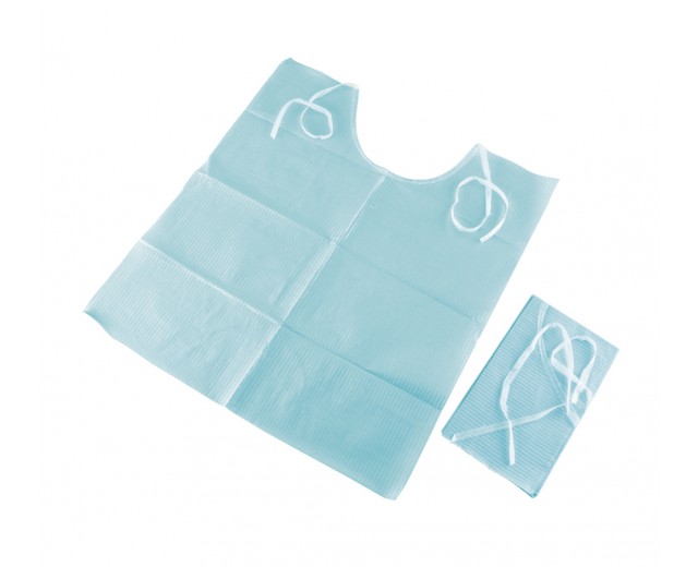 Baberos Bluebib Tie-On - Baberos Desechables - Suministros Desechables para  Dentistas