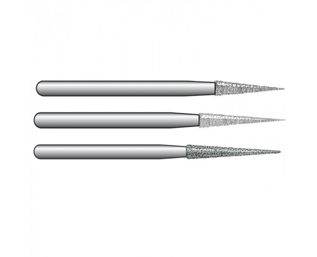 Fresas de diamante para turbina, modelos 852, 858 y 859