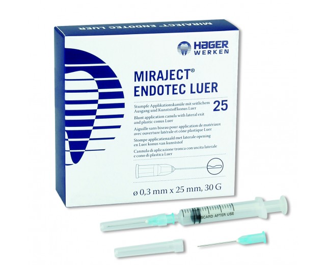 Cánulas Miraject Endotec Luer (25 uds.)