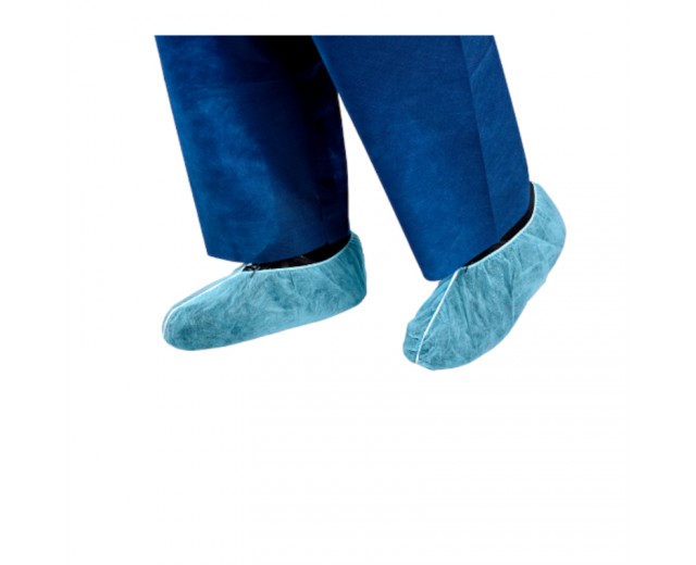 Cubrezapatos de polipropileno azul (100 uds.)