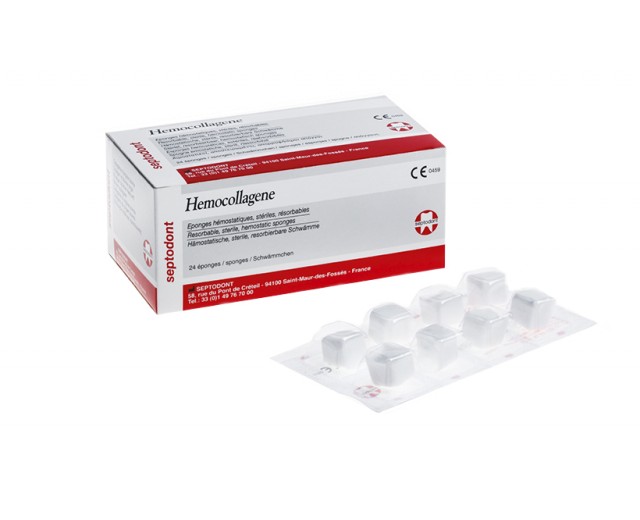 Esponjas hemostáticas Hemocollagene (24 uds.)