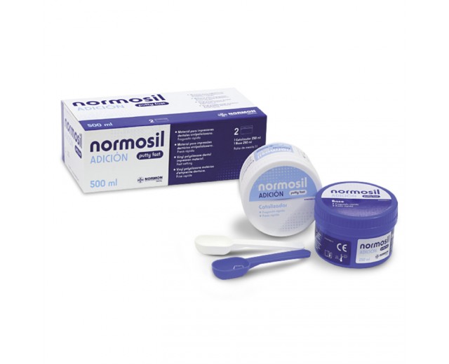 Material de impresión Normosil Adición Putty (2x250ml)