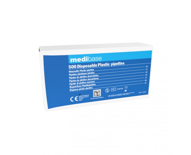 Pipetas de plástico desechables (500 uds.)