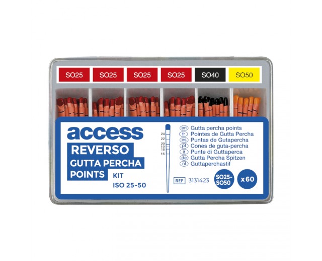 Puntas de Gutapercha Reverso (60 uds.)
