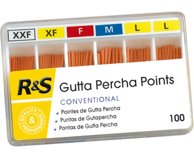 Puntas de Gutapercha convencionales