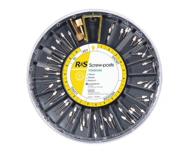 Recambios Screw-posts rosca titanio cortos
