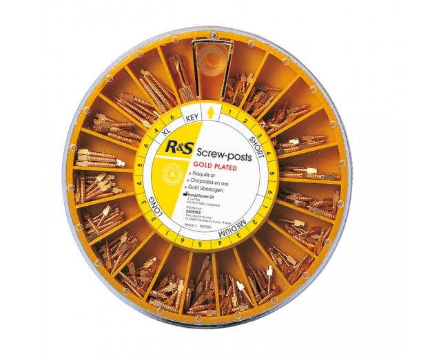 Screw-Posts gold plated reposiciones