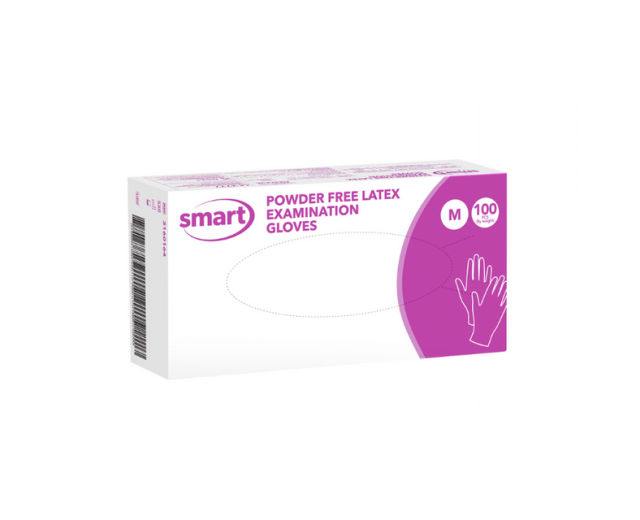 Guantes de látex sin polvo