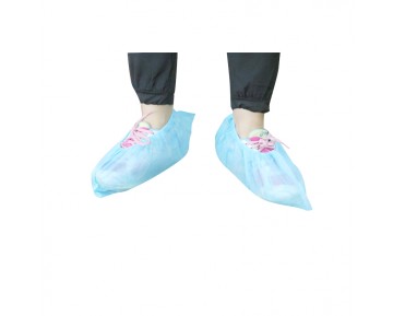 Cubrezapatos desechables de polipropileno azul (100 uds.)