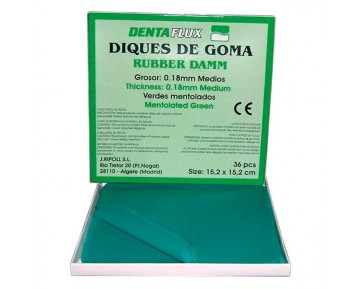 Diques de goma verdes