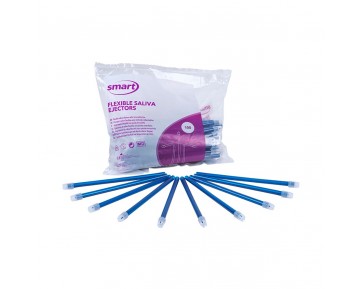 Eyectores de saliva azules