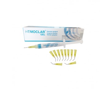 Gel para retracción gingival Hemoclar (Jeringa 3g + 10 puntas)