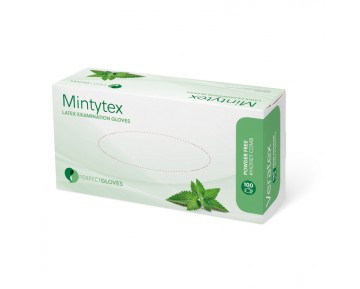 Guantes Mintytex de látex sin polvo (100 uds.)