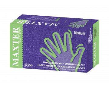 Guantes de látex con polvo (100 uds.)